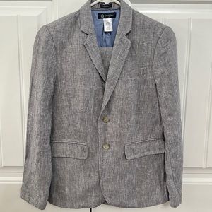 Crew cuts kids Linen Thompson dress suit. Boys size 12.